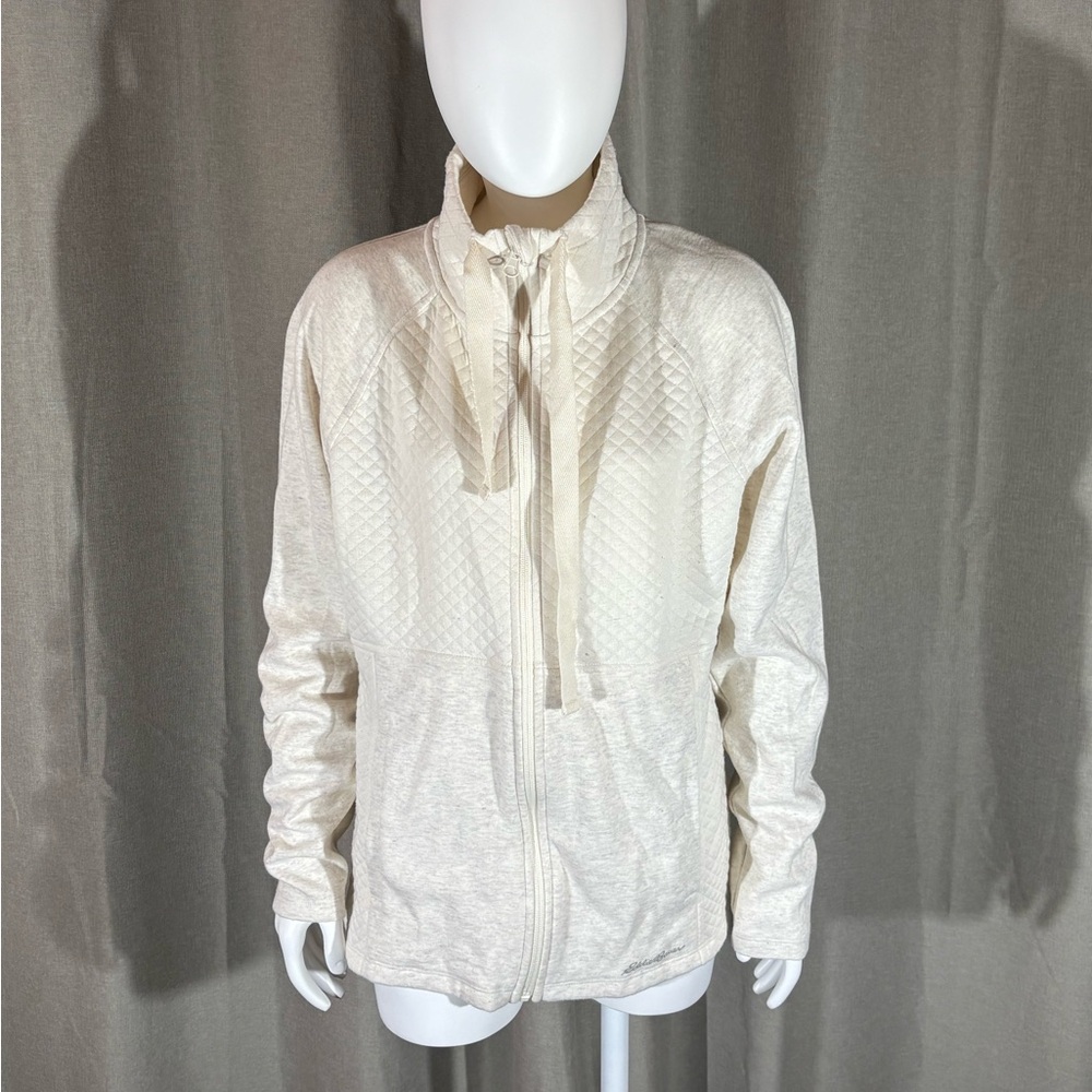 Eddie Bauer Women's Cream Quilted  Jacket